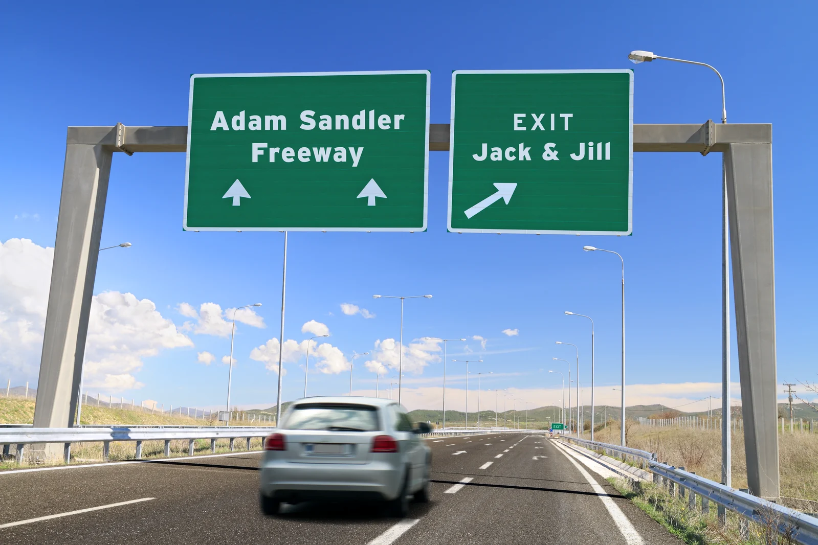 Adam Sandler Highway segment title.