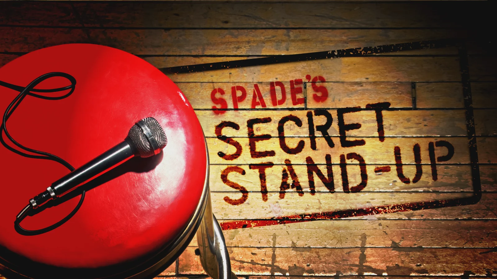 Secret Stand-Up segment title.